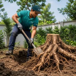 Tree Root Removal — (Starting Price)