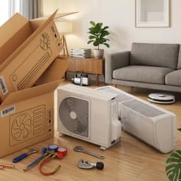 AC Shifting 3.0-5.0 Ton (Uninstall & Install)