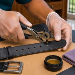 Belt Hole Making - Per