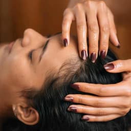 Hair Oil Massage