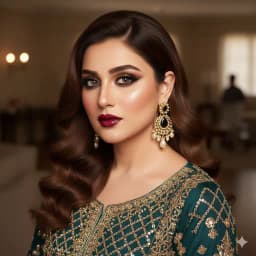 Pakistani Party Makeup + Hairstyle