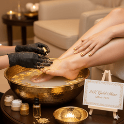 24K Gold Shine Mani-Pedi